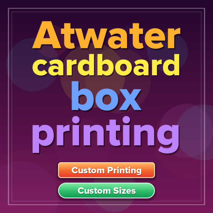 Atwater cardboard box printing