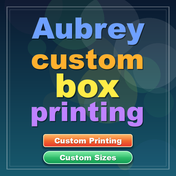 Aubrey custom box printing