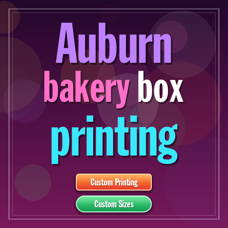 Auburn bakery box printing
