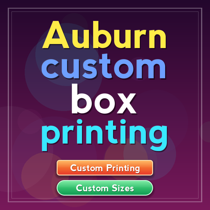 Auburn custom box printing