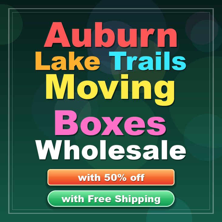 Auburn Lake Trails moving boxes