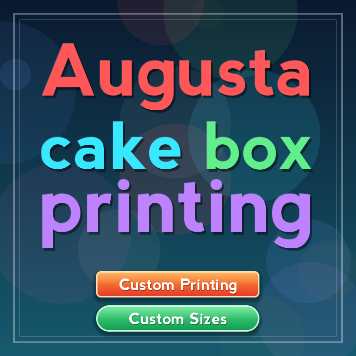 Augusta cake box printing