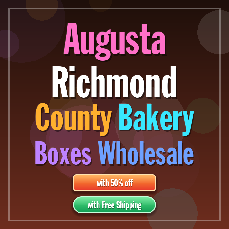 Augusta Richmond County bakery boxes