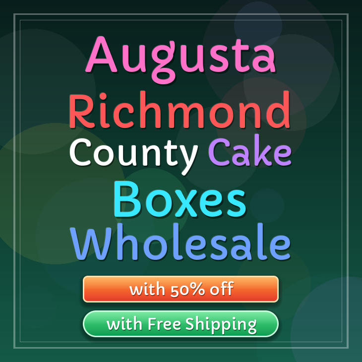 Augusta Richmond County cake boxes