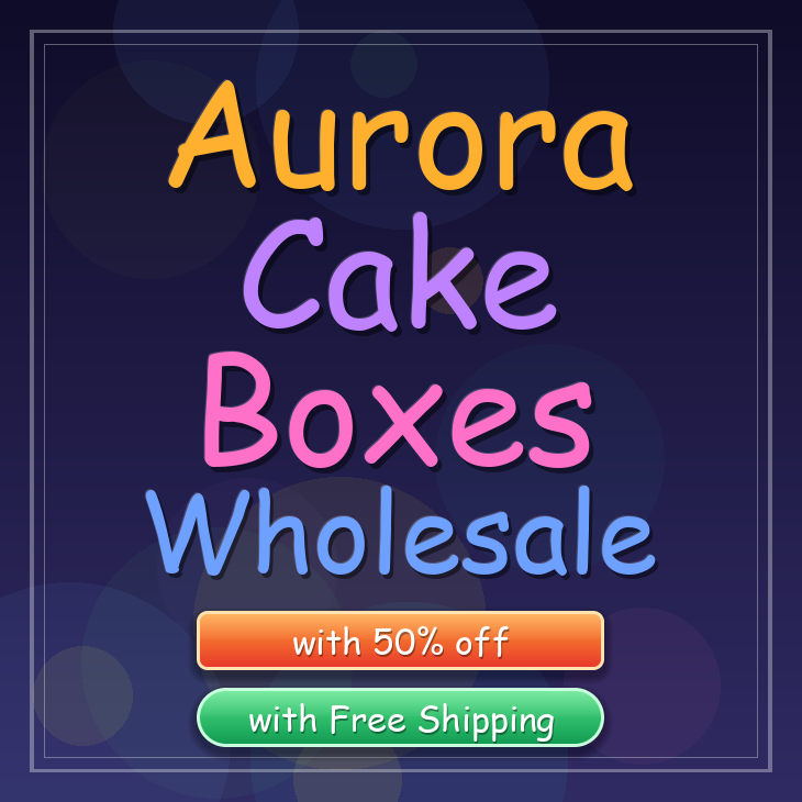 Aurora cake boxes