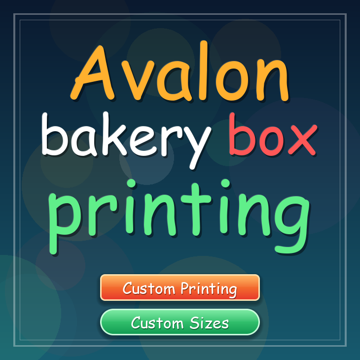 Avalon bakery box printing