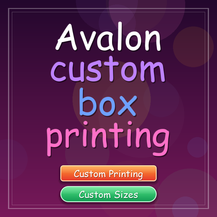 Avalon custom box printing