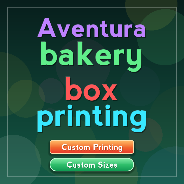 Aventura bakery box printing
