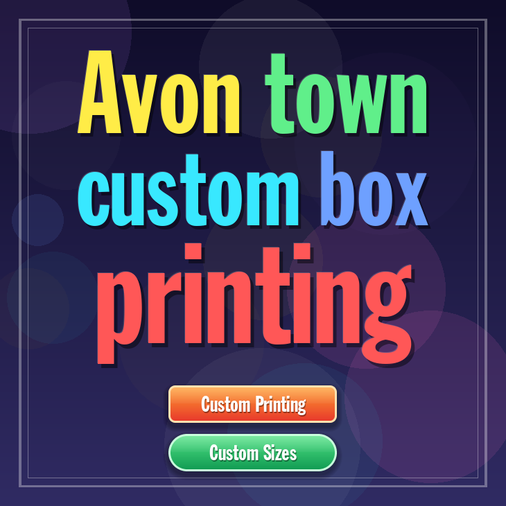 Avon town custom box printing