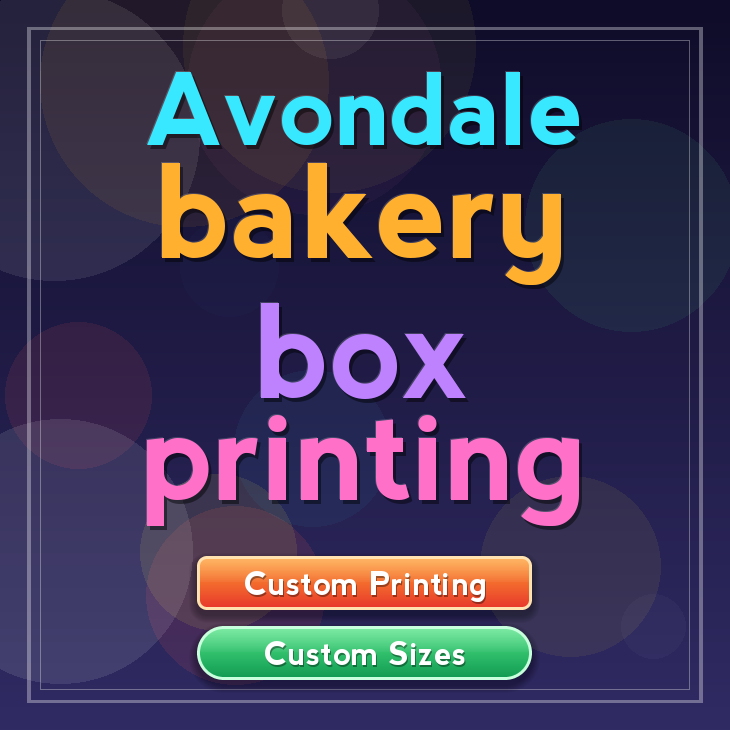 Avondale bakery box printing