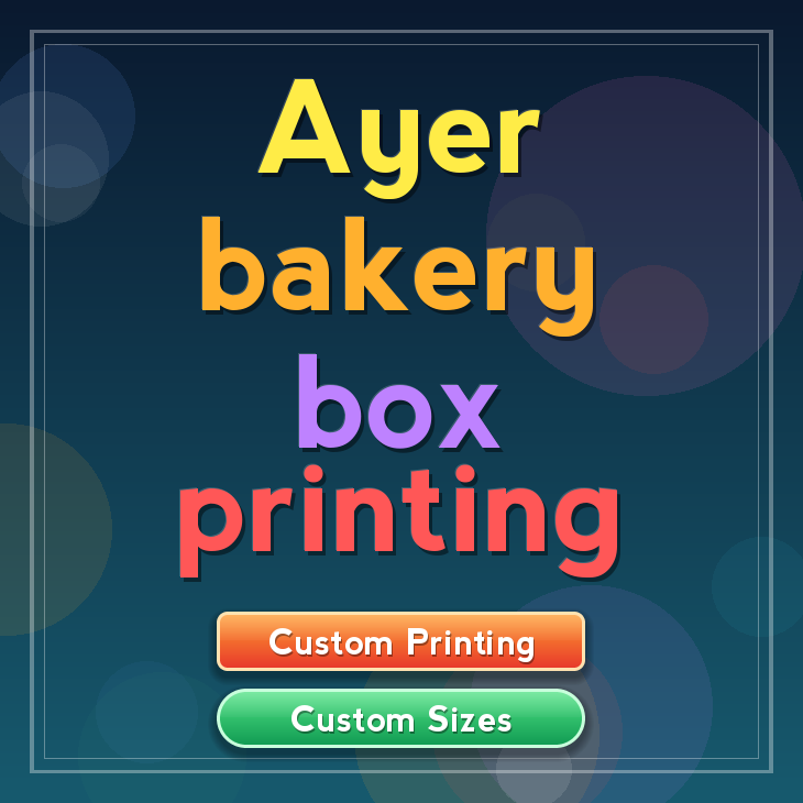 Ayer bakery box printing
