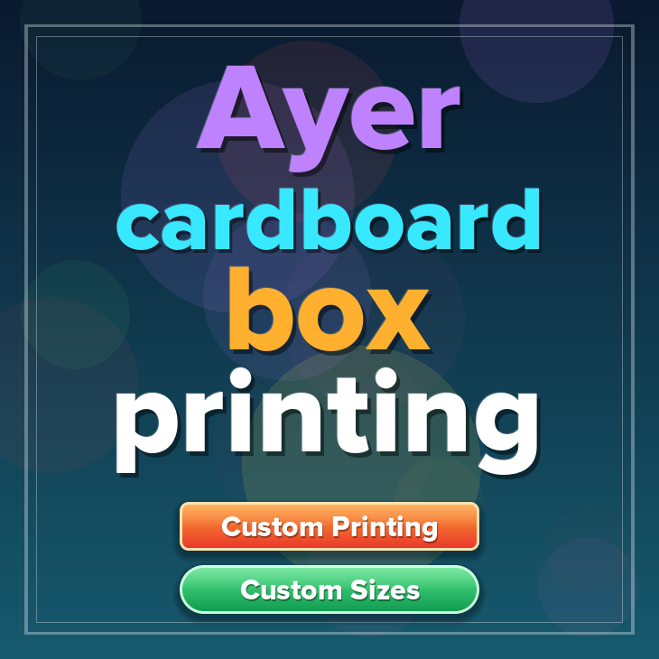 Ayer cardboard box printing