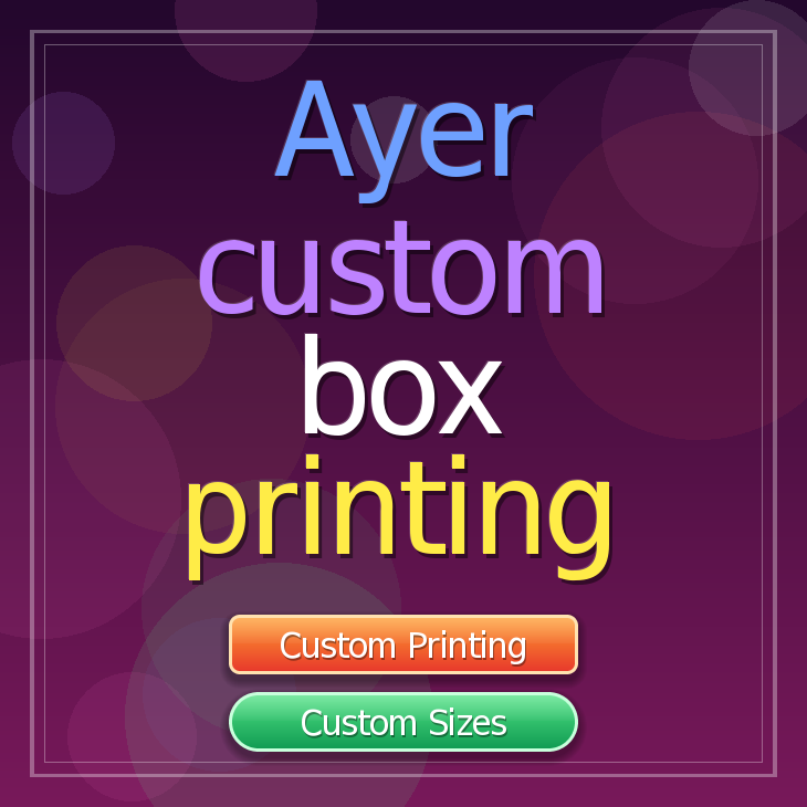 Ayer custom box printing