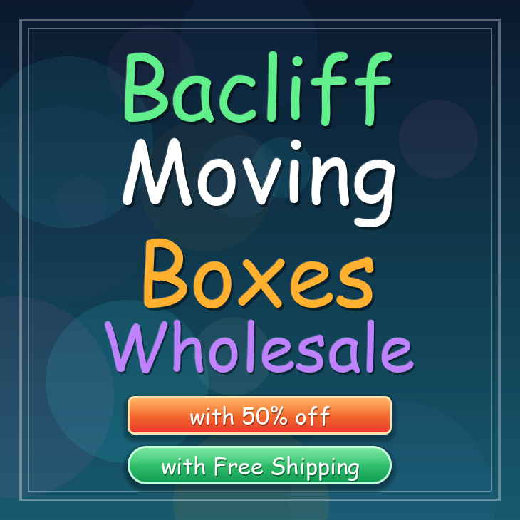 Bacliff moving boxes