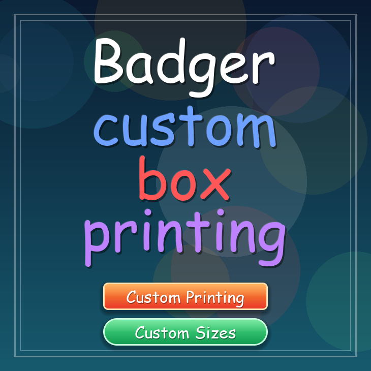 Badger custom box printing