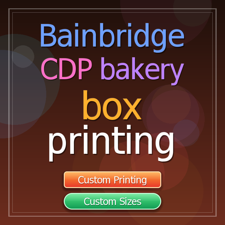Bainbridge Cdp bakery box printing