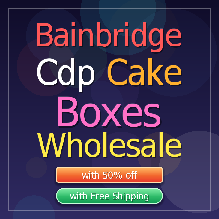 Bainbridge Cdp cake boxes