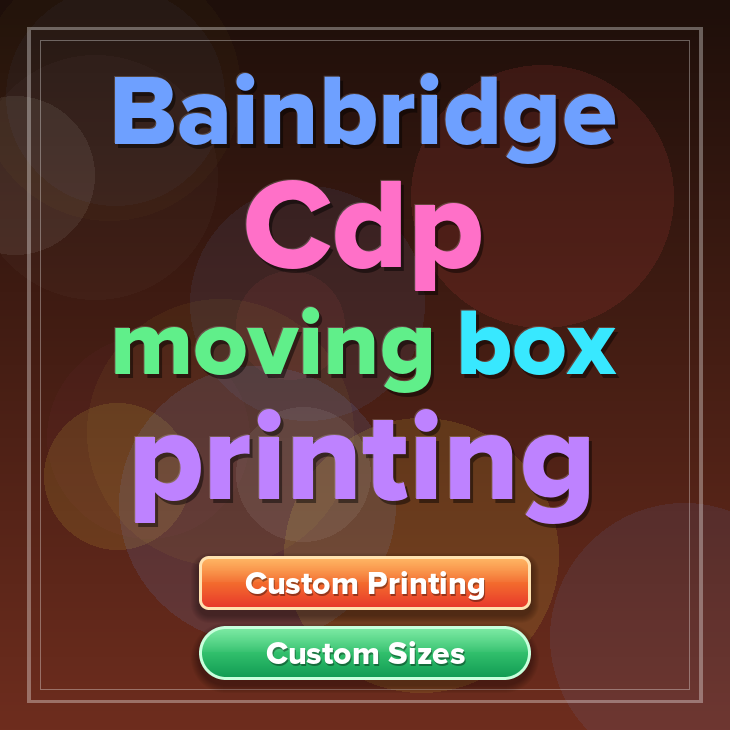 Bainbridge Cdp moving box printing