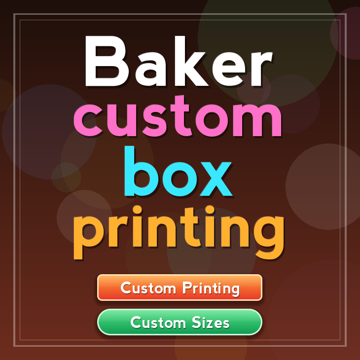 Baker custom box printing