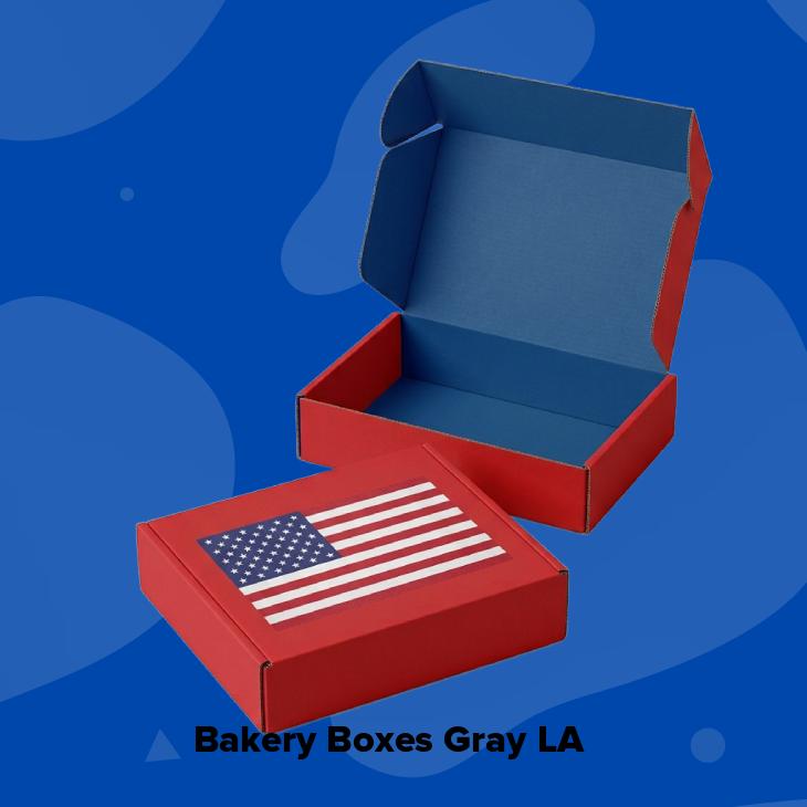 Bakery boxes gray la