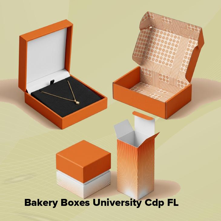 Bakery boxes university cdp fl