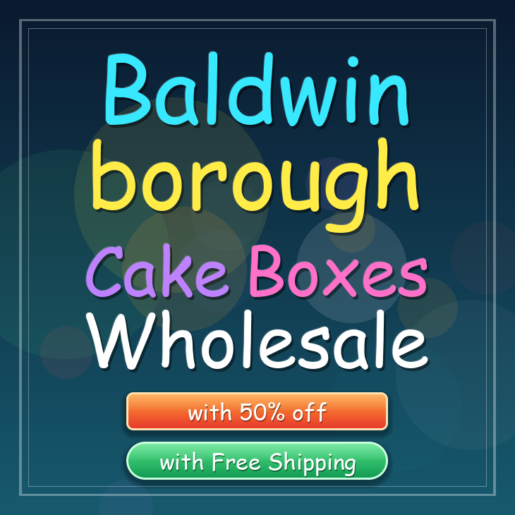 Baldwin Borough cake boxes