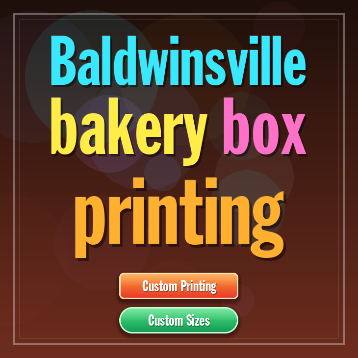 Baldwinsville bakery box printing