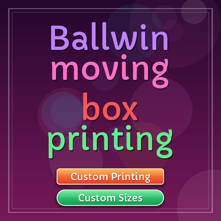 Ballwin moving box printing