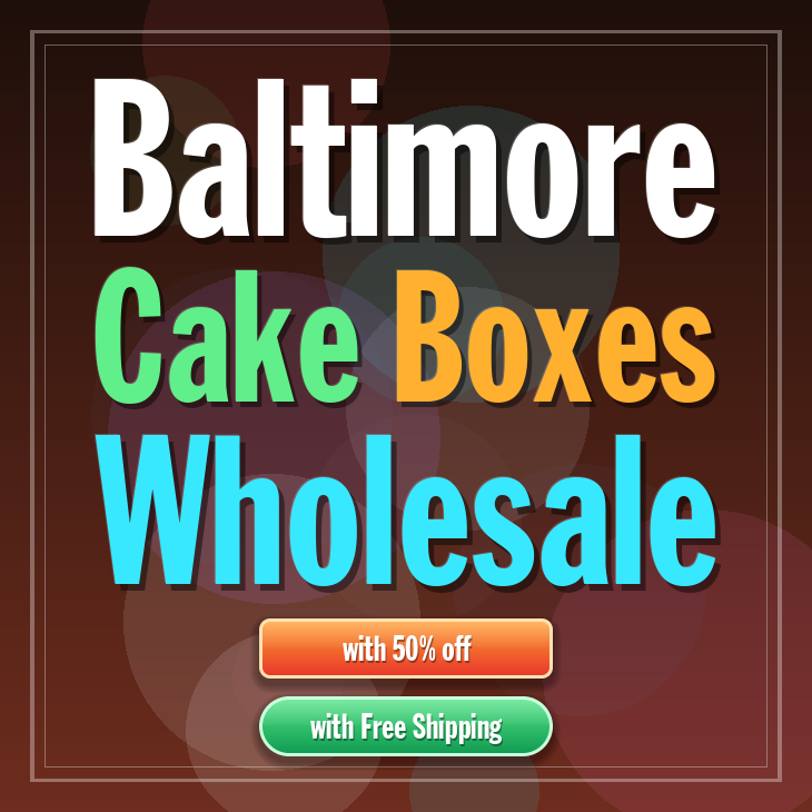Baltimore cake boxes
