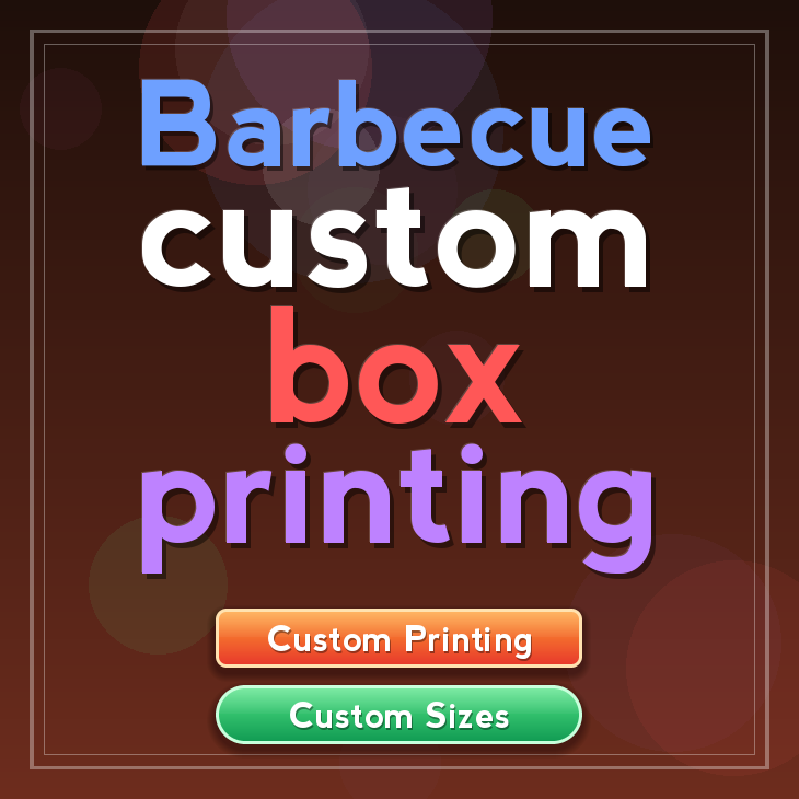 Barbecue custom box printing