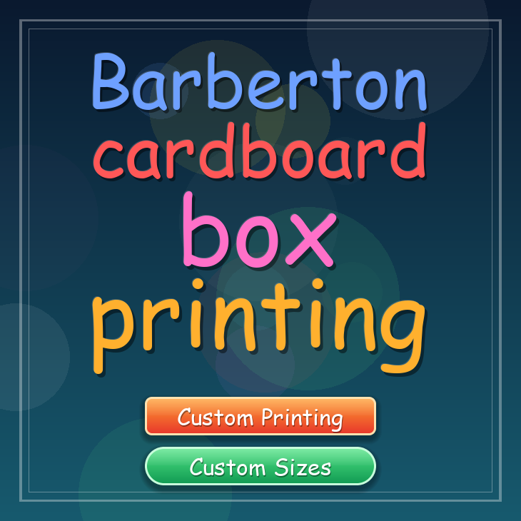 Barberton cardboard box printing