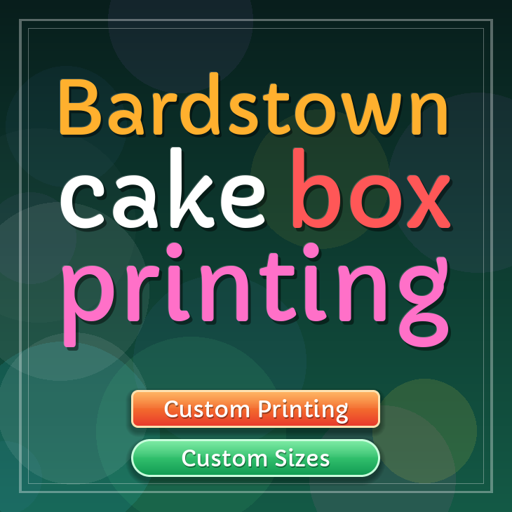 Bardstown cake box printing