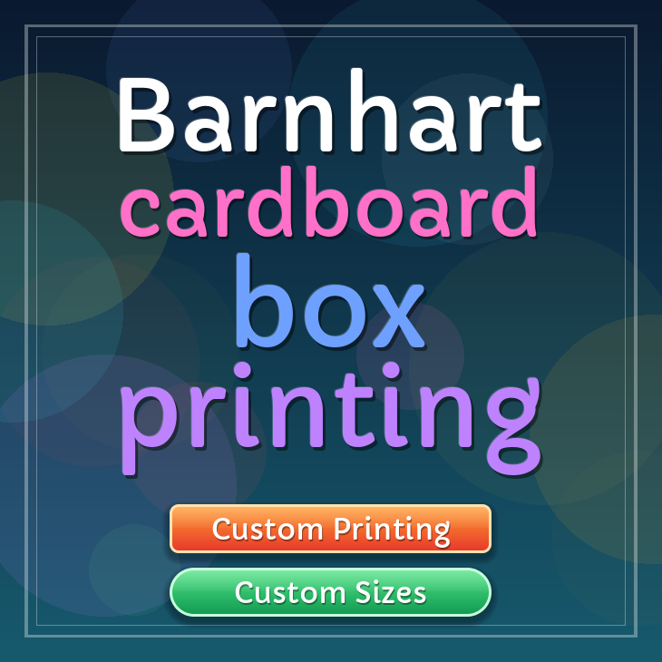Barnhart cardboard box printing