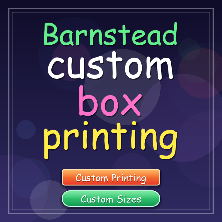 Barnstead custom box printing