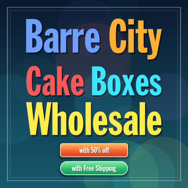 Barre City cake boxes