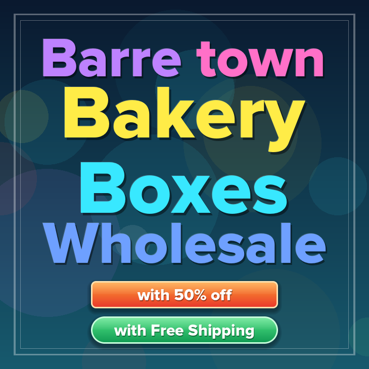 Barre Town bakery boxes