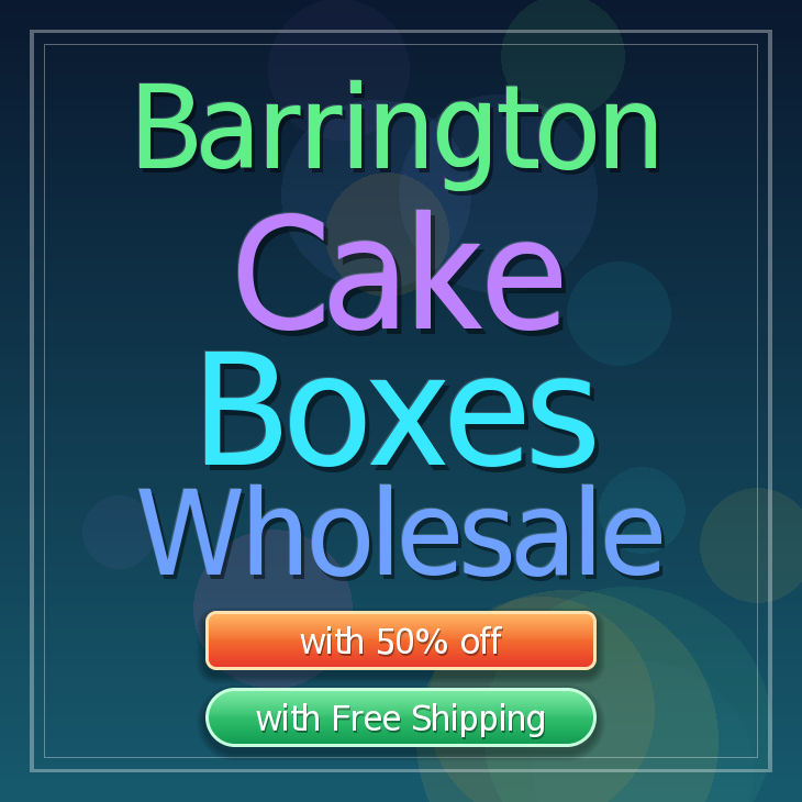 Barrington cake boxes