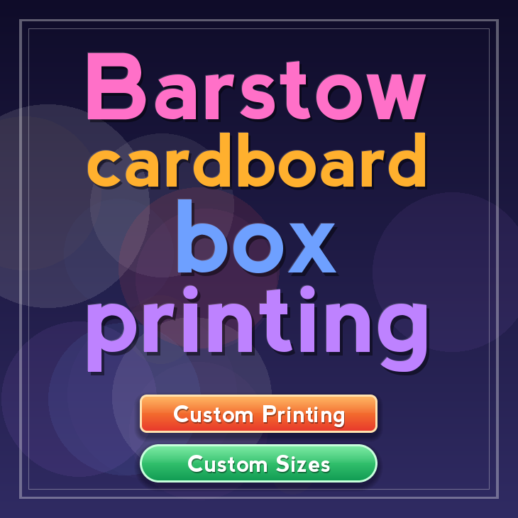 Barstow cardboard box printing