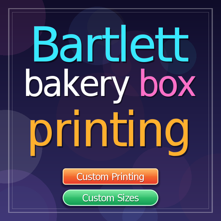 Bartlett bakery box printing