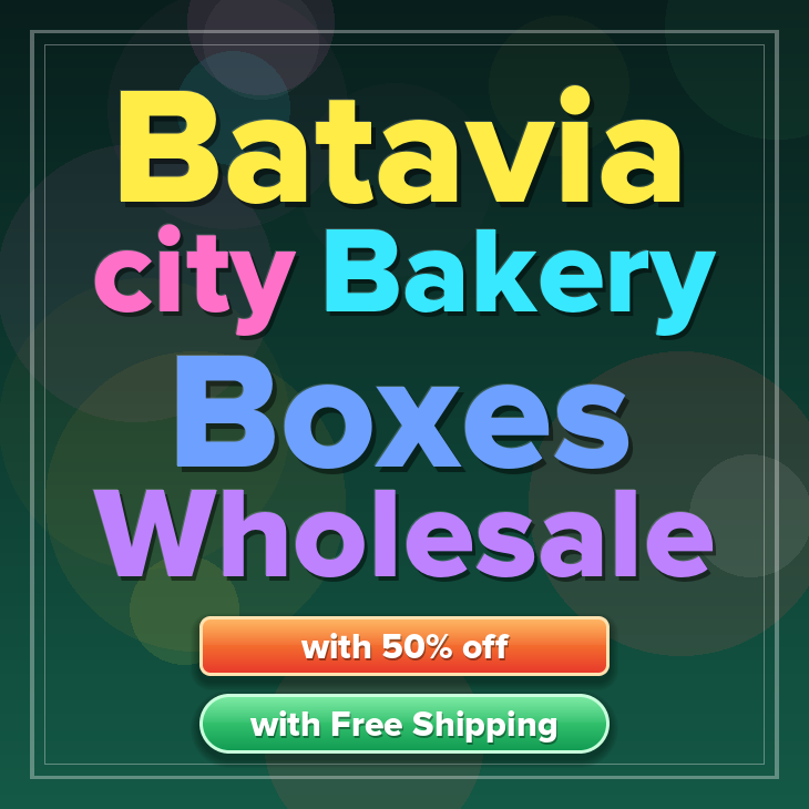 Batavia City bakery boxes