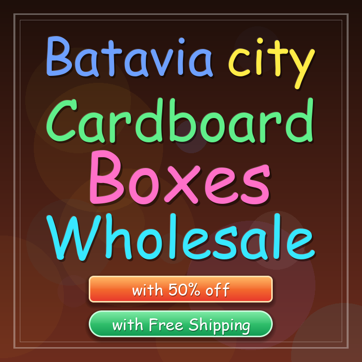 Batavia city cardboard boxes