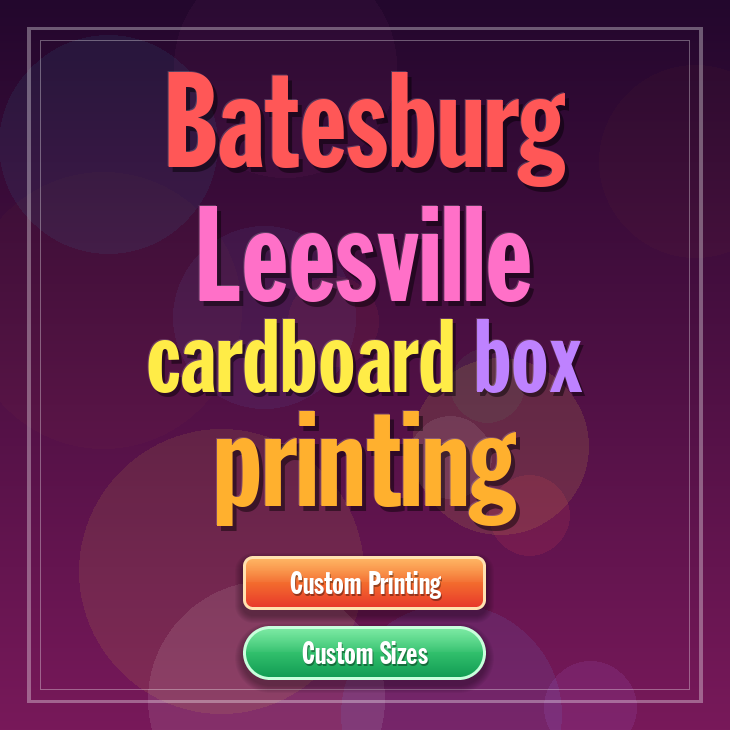 Batesburg Leesville cardboard box printing