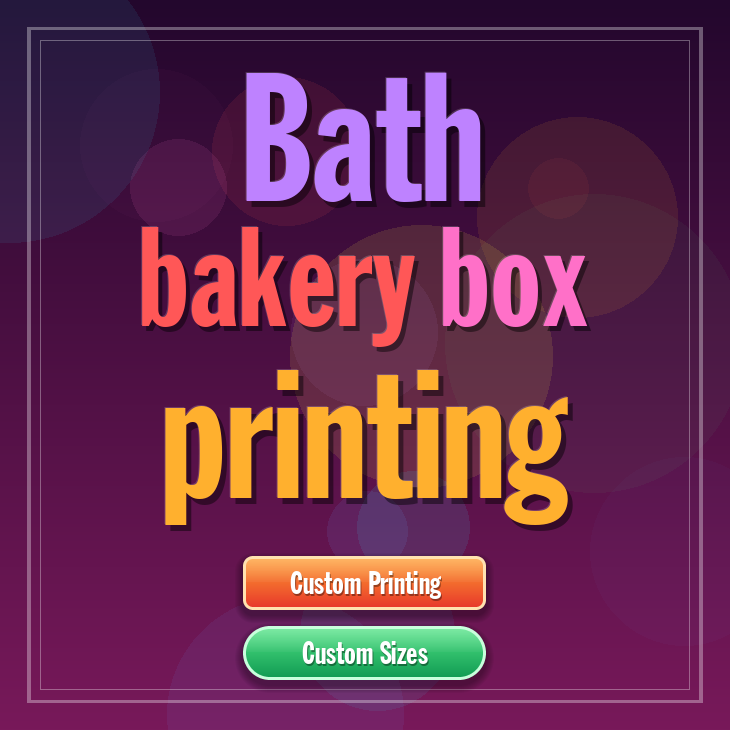 Bath bakery box printing