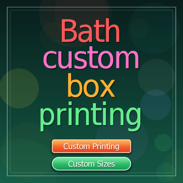Bath custom box printing