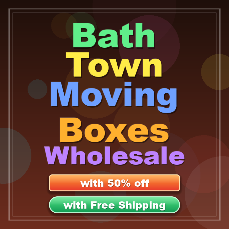 Bath Town moving boxes