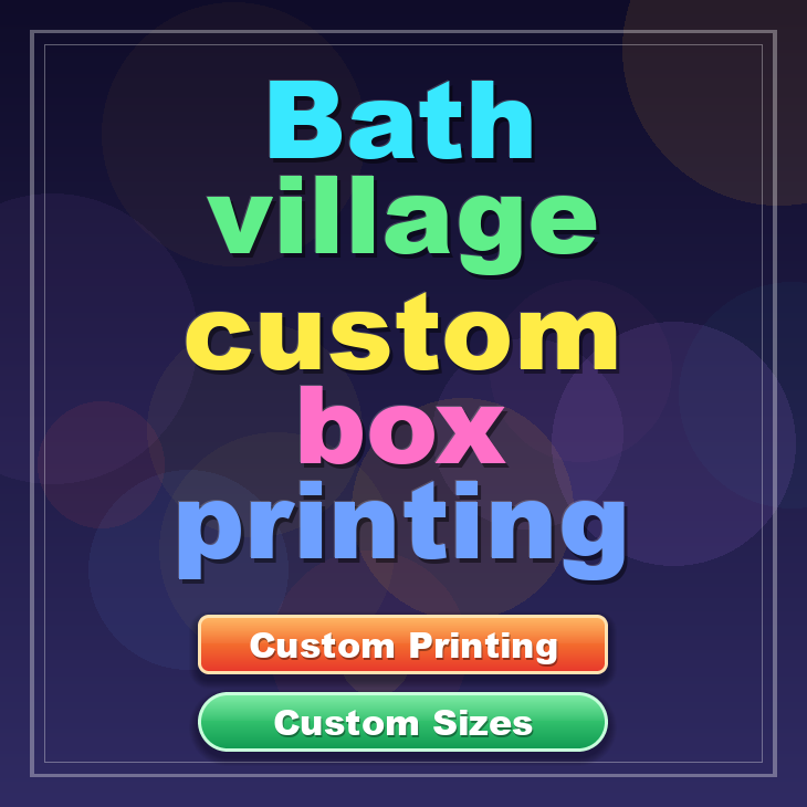 Bath village custom box printing