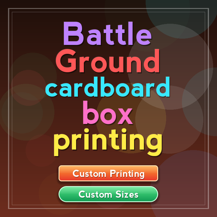 Battle Ground cardboard box printing