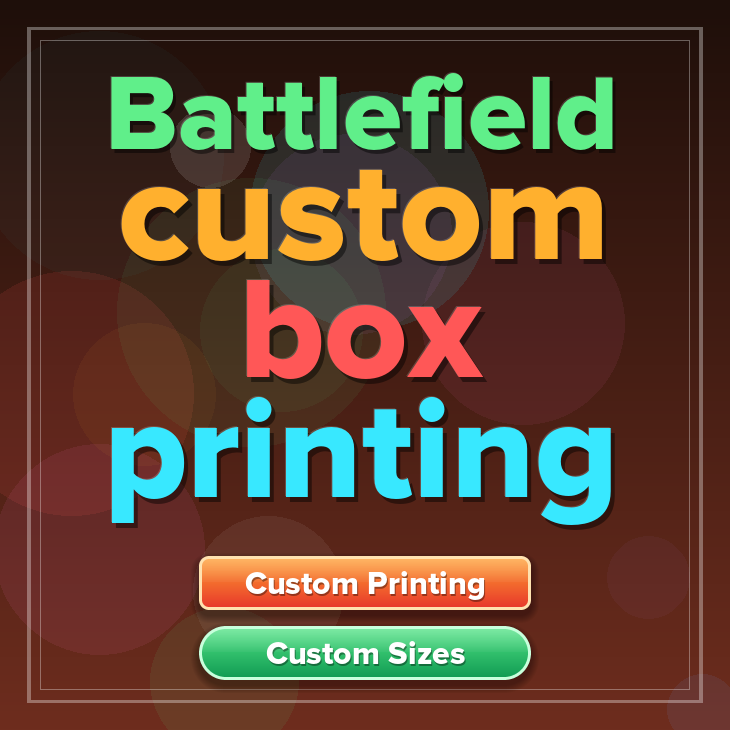 Battlefield custom box printing