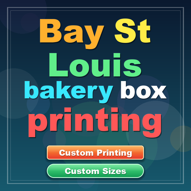 Bay St Louis bakery box printing