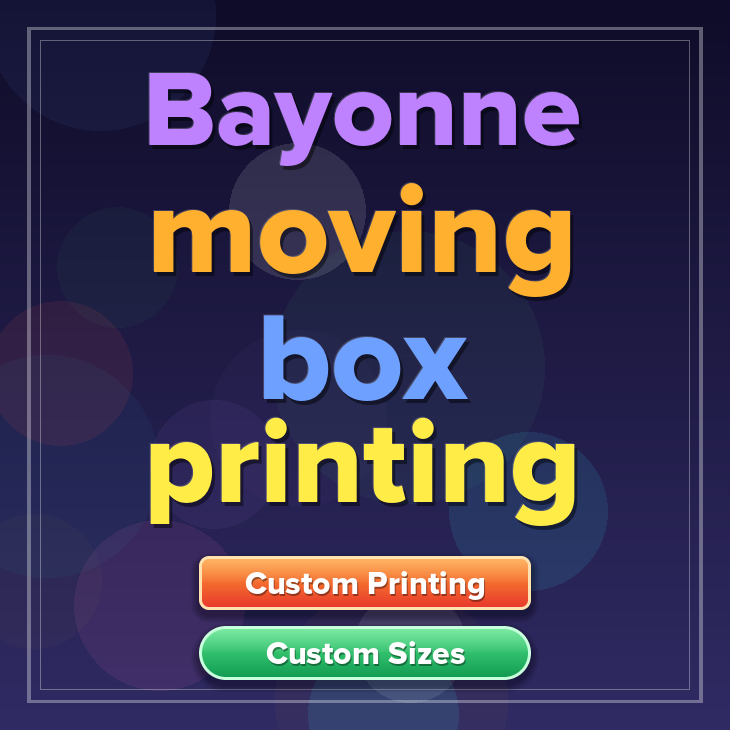 Bayonne moving box printing